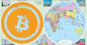 биткоин во всем мире
